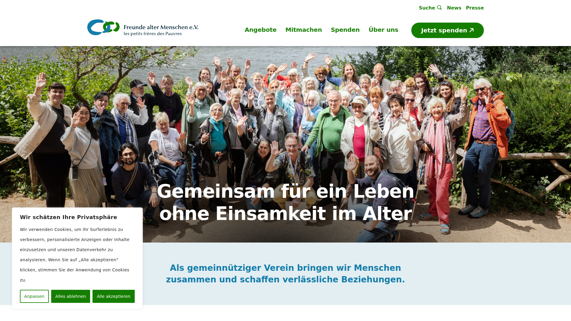 Famev German market services website