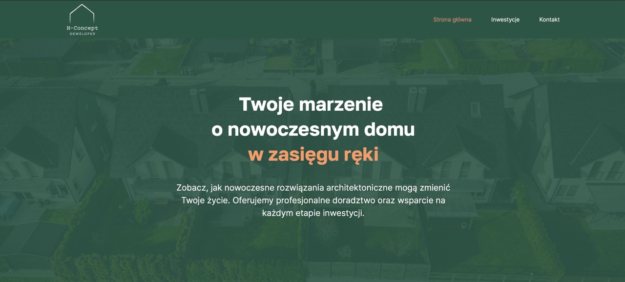 HC Deweloper investments website