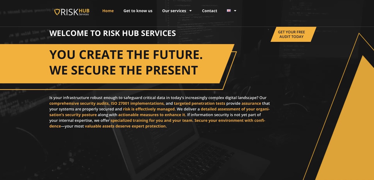 RiskHub Services audit forms website