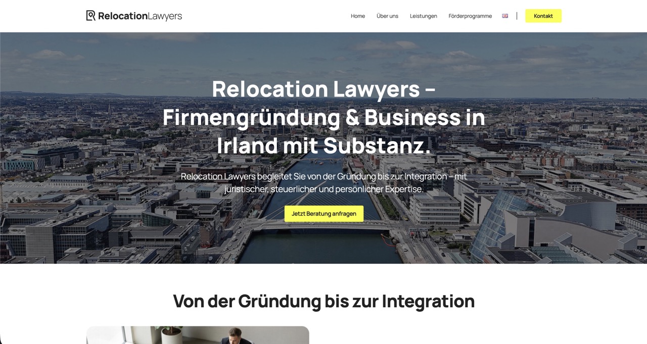 Relocation Lawyers website